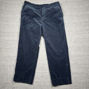 Brooks Brothers Pants Mens‎ 38x32 Blue Clark Slim Fit Corduroy Trousers Chino